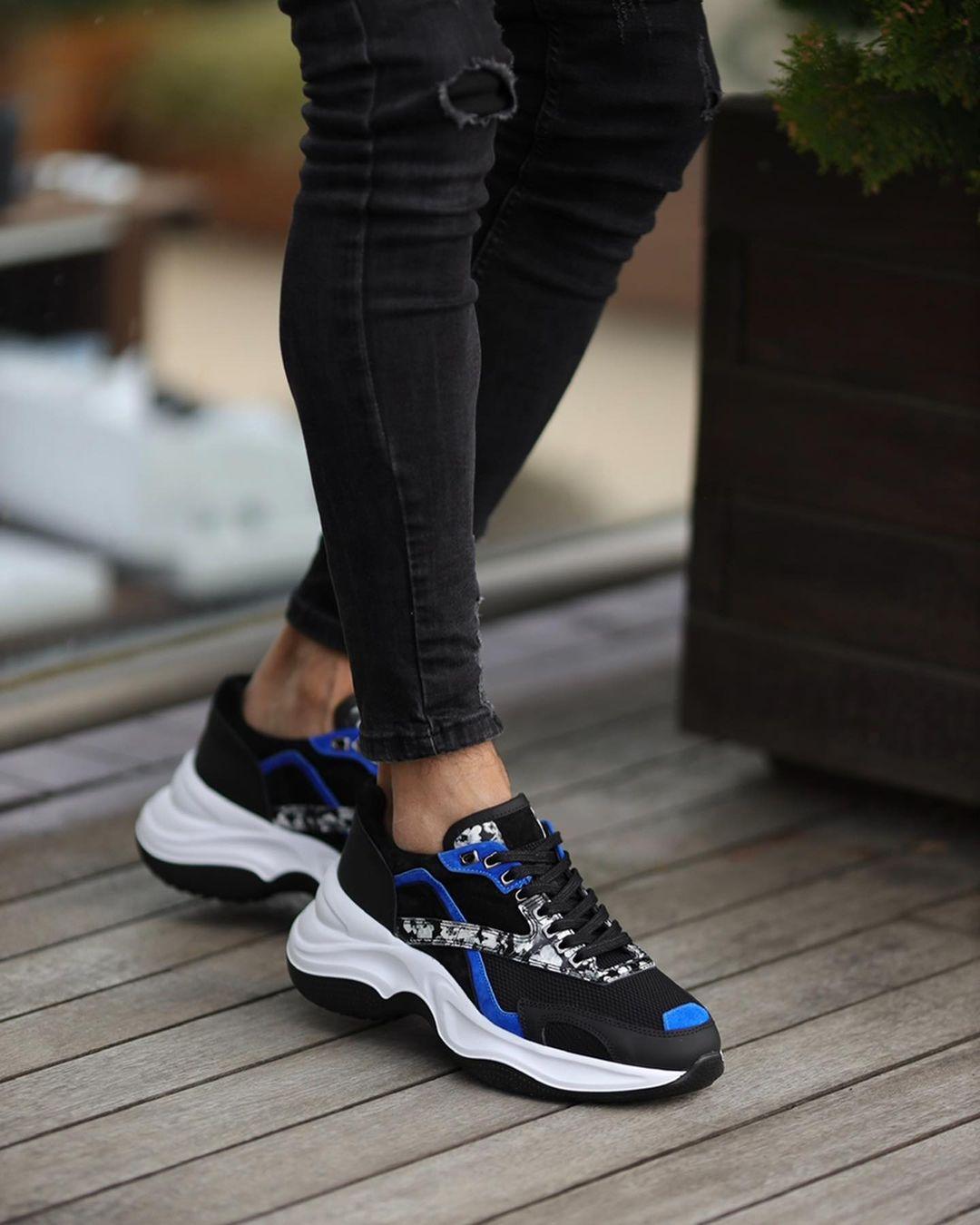 Due Fratelli Muške patike FRA173 100% koža,  Crne