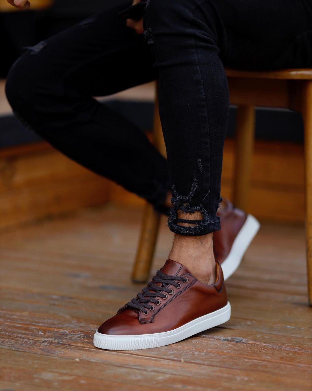 Due Fratelli Muške patike FRA 162 Earth Brown 100%  Smeđe