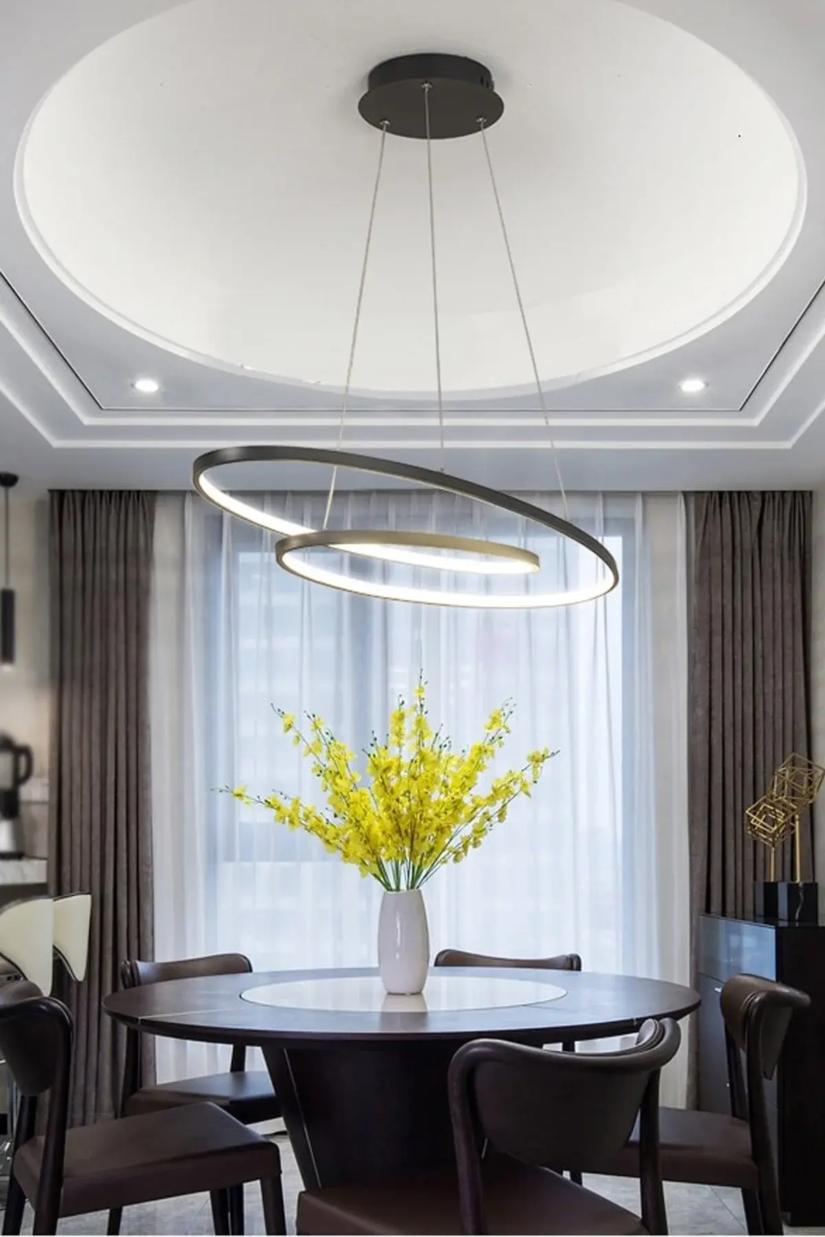 Kry Light Led luster Circo, Crni