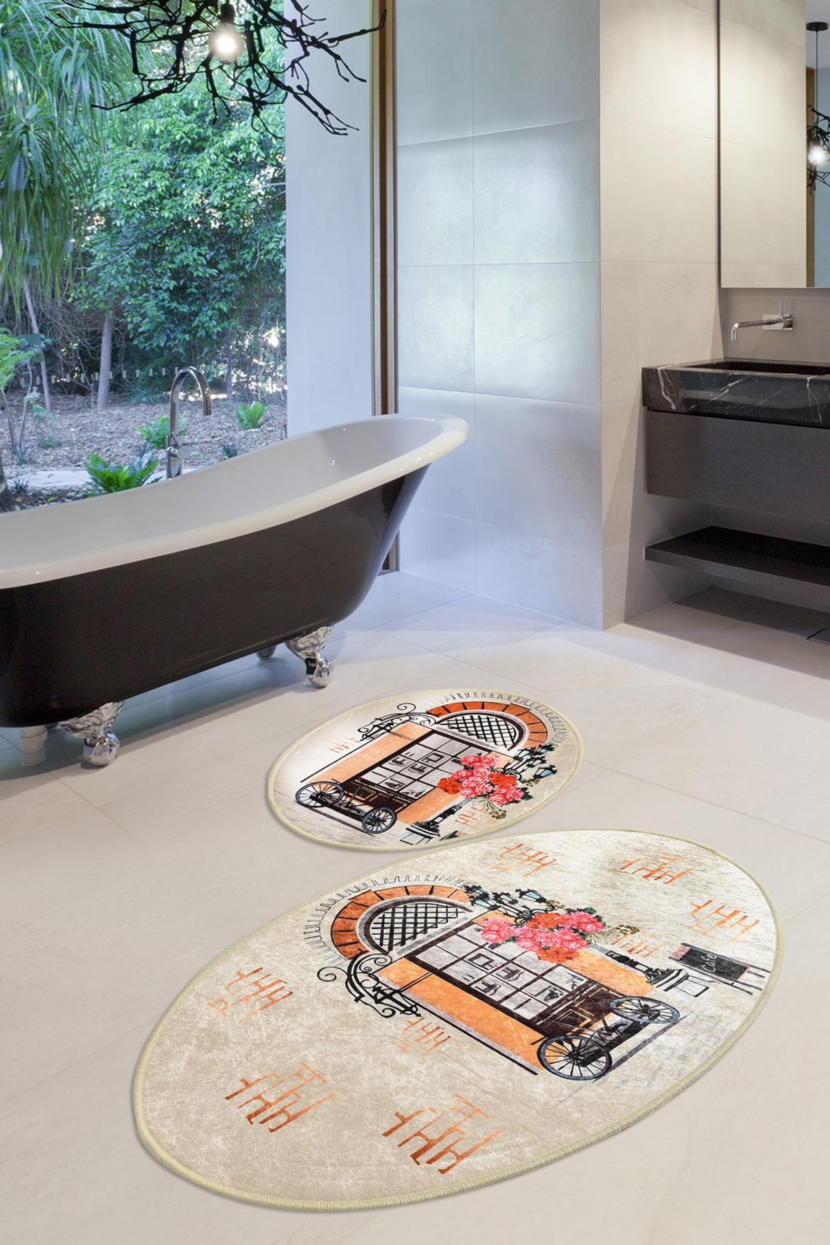 L'essentiel Maison Set od 2 kupaonska tepiha Šarene