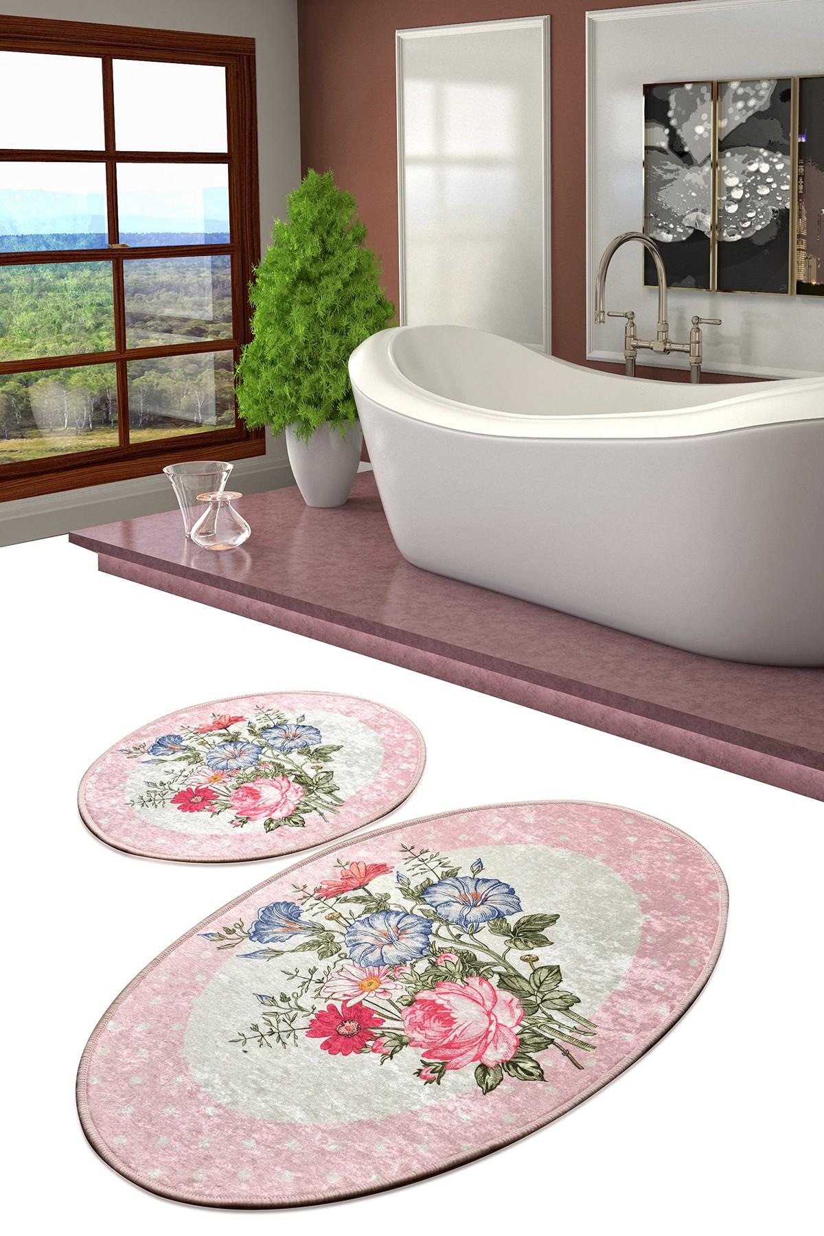 L'essentiel Maison Set od 2 kupaonska tepiha Šarene