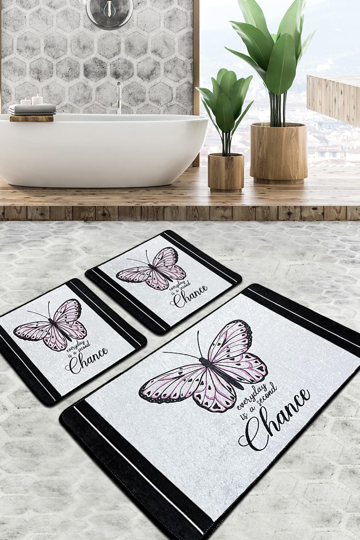 L'essentiel Maison Set od 3 kupaonska tepiha Colorful