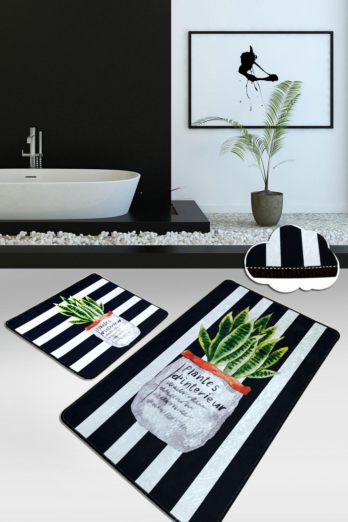 L'essentiel Maison Set od 2 kupaonska tepiha Šarene