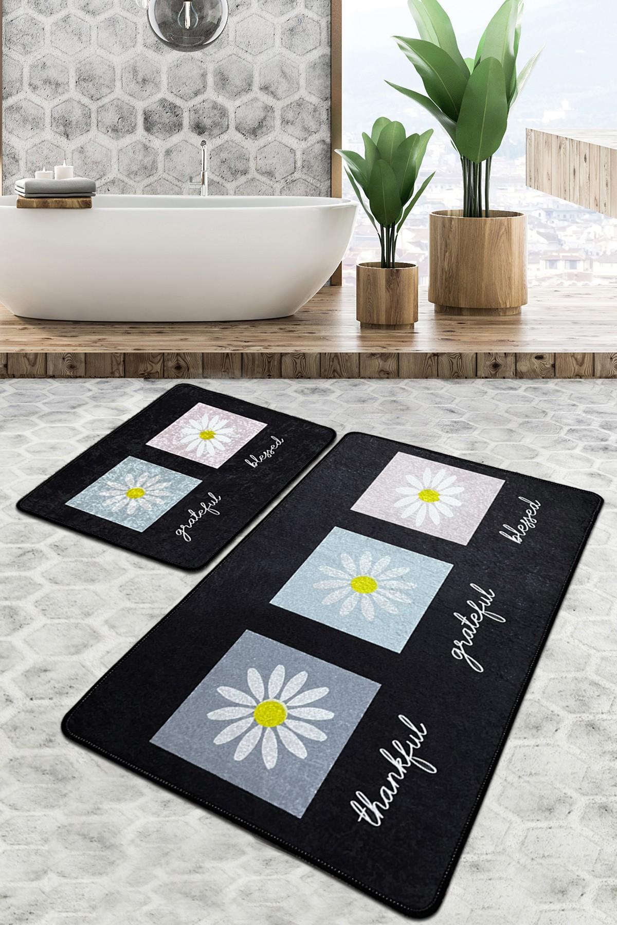 L'essentiel Maison Set od 2 kupaonska tepiha Šarene