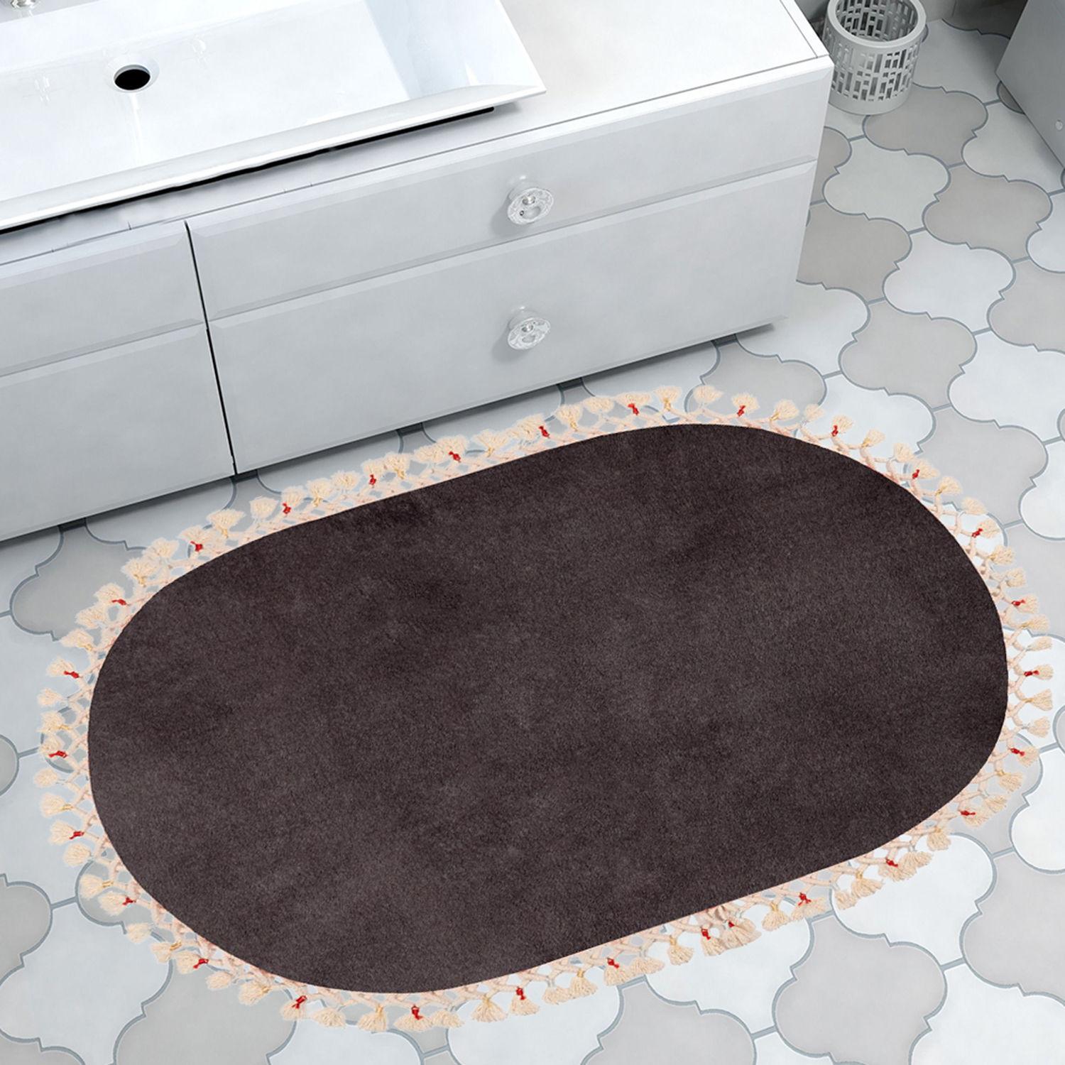 L'essentiel Maison Kupaonski tepih 75x150cm Antracit