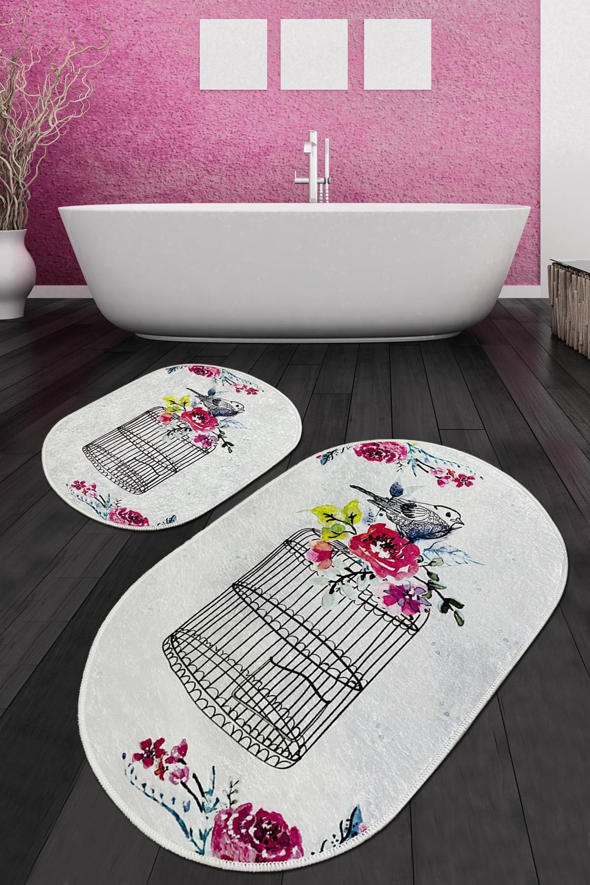 L'essentiel Maison Set od 2 kupaonska tepiha Šarene