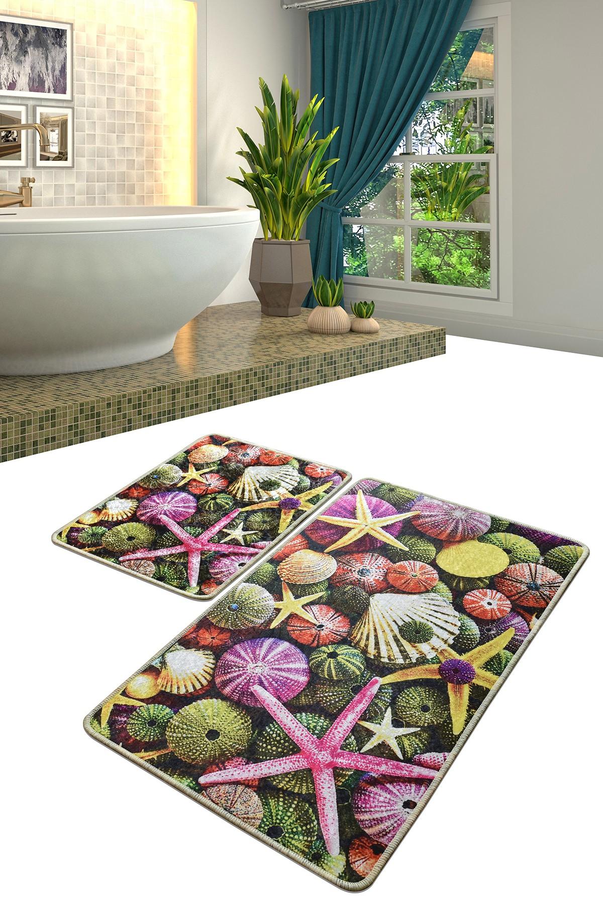 L'essentiel Maison Set od 2 kupaonska tepiha Šarene