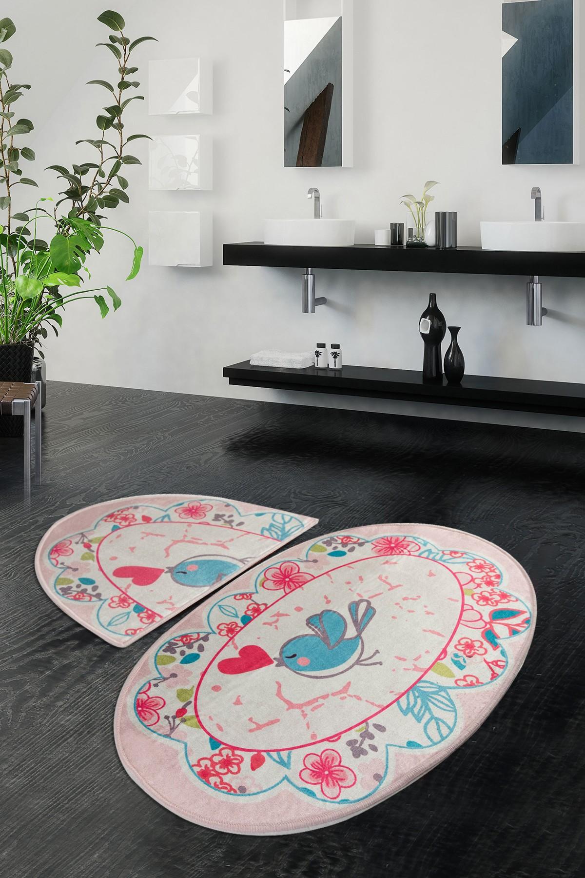 L'essentiel Maison Set od 2 kupaonska tepiha Šarene