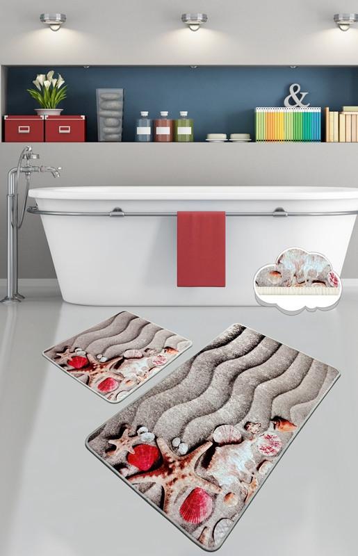 L'essentiel Maison Set od 2 kupaonska tepiha Šarene