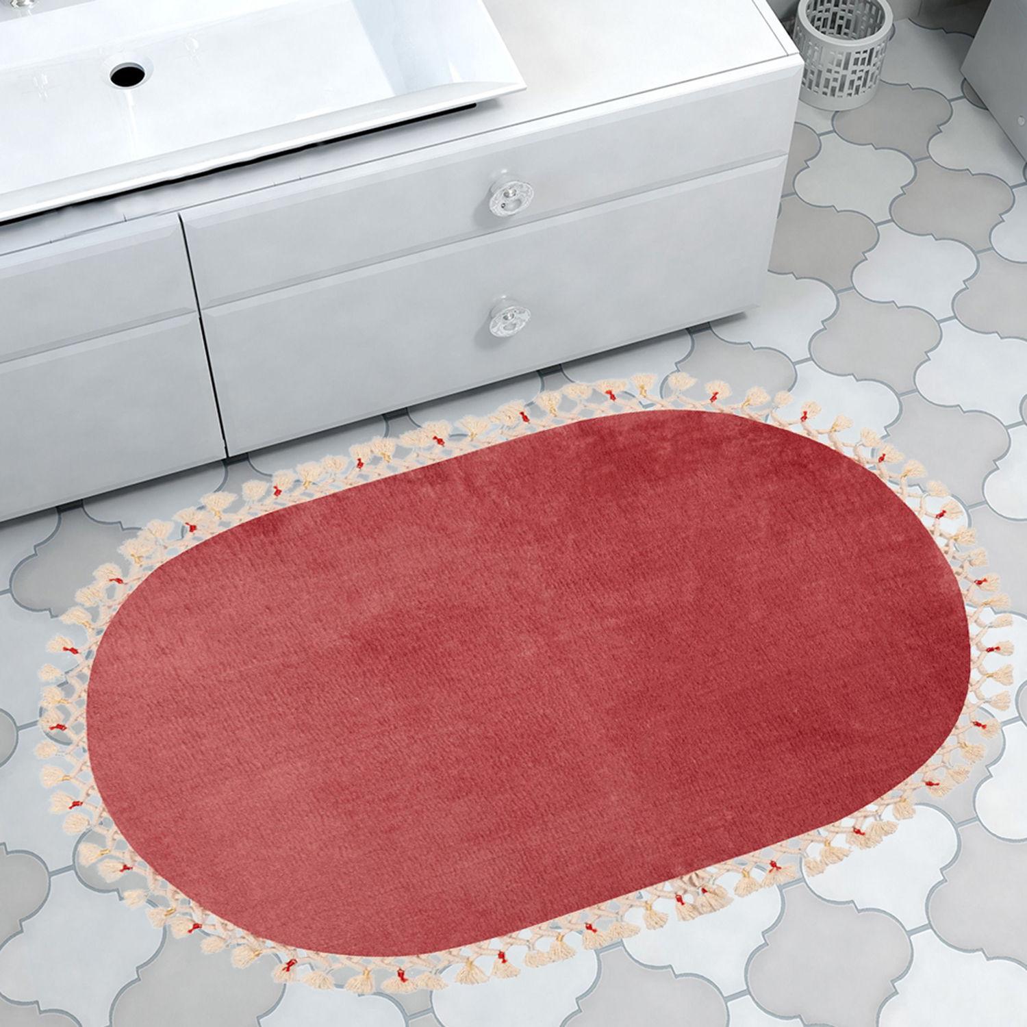 L'essentiel Maison Kupaonski tepih 100x150cm Bordeaux