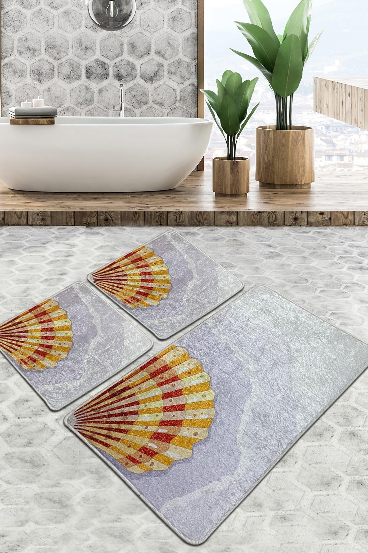 L'essentiel Maison Set od 3 kupaonska tepiha Colorful