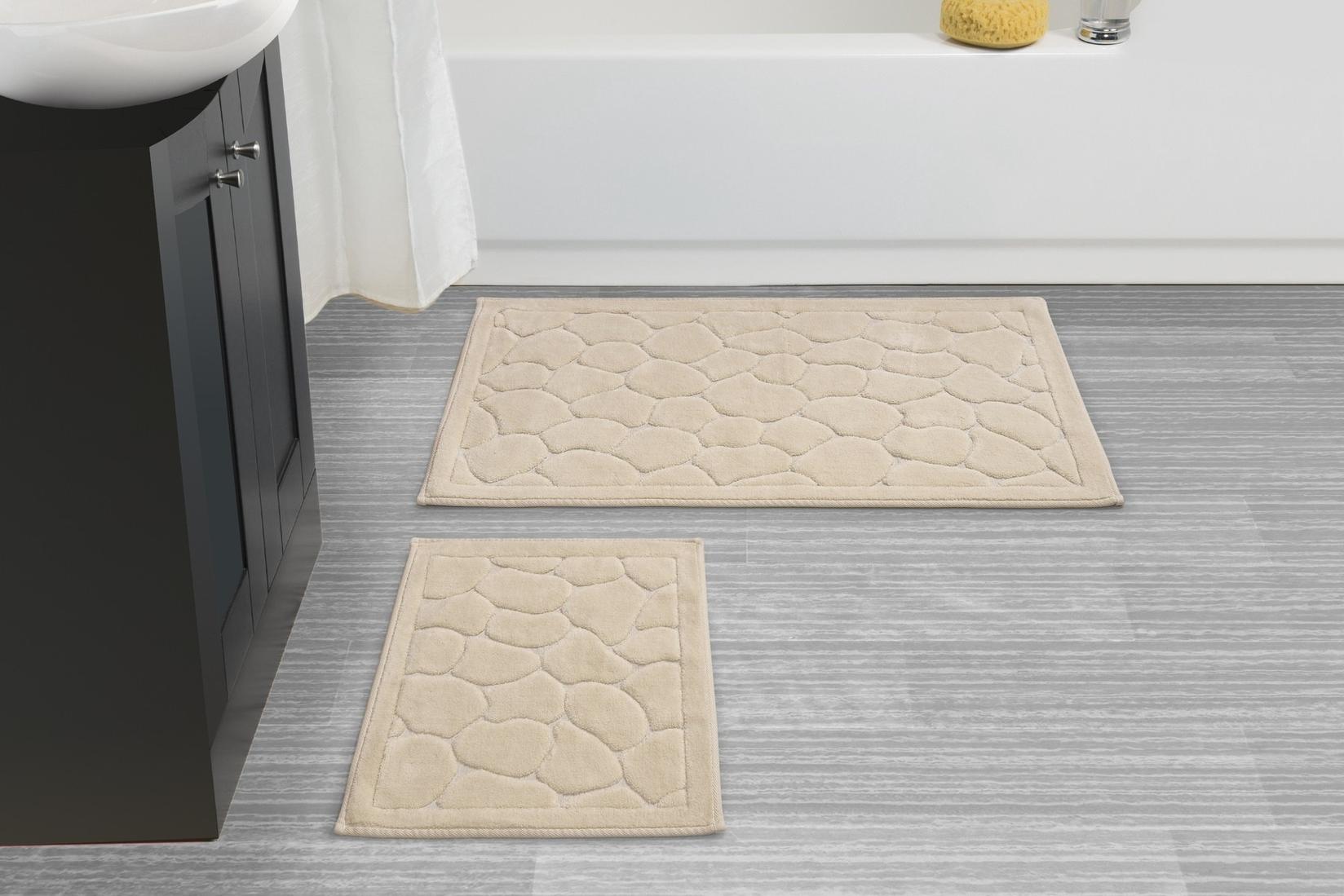L'essentiel Maison Set od 2 tepiha za kupatilo, svijetlosmeđa
