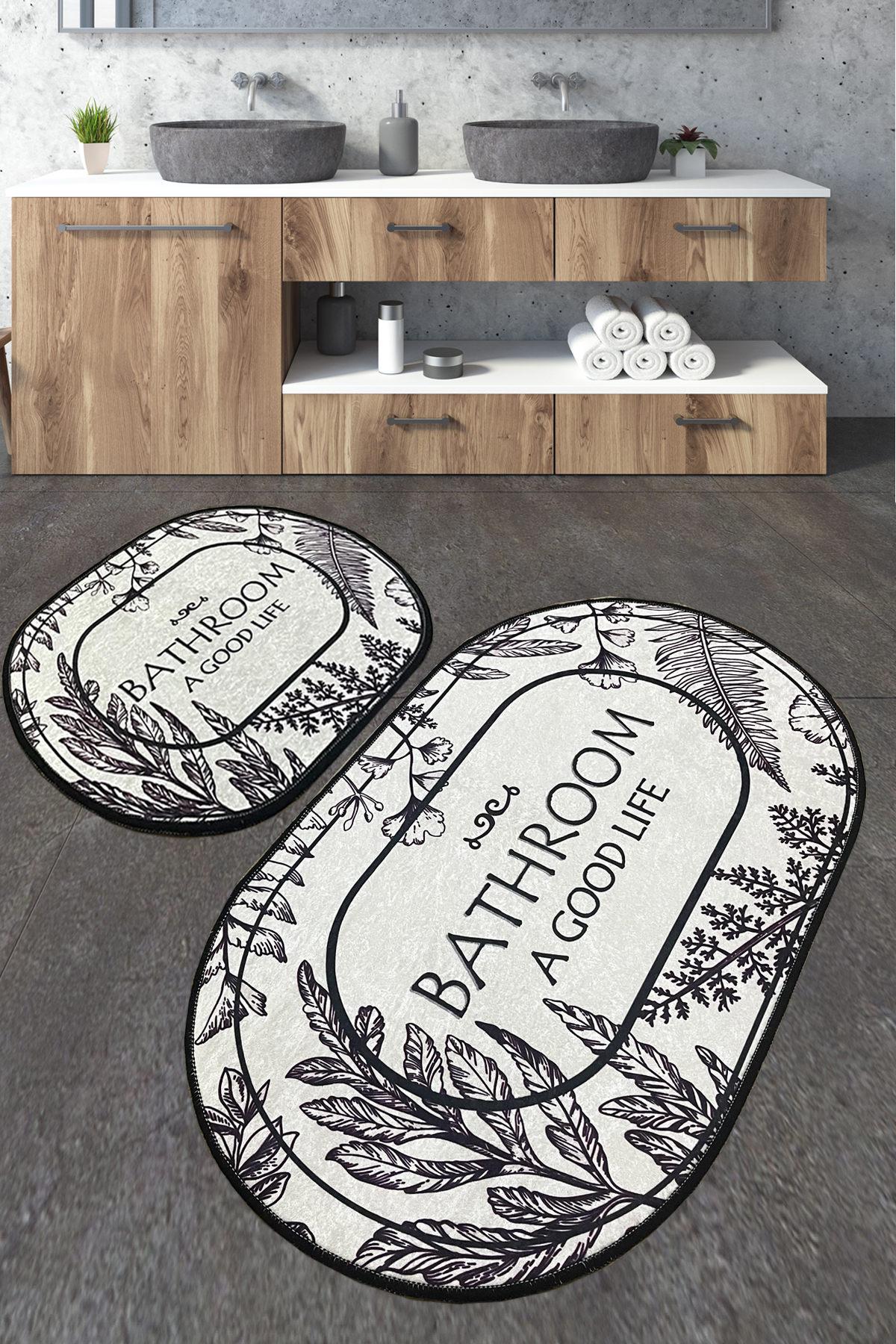 L'essentiel Maison Set od 2 kupaonska tepiha Šarene