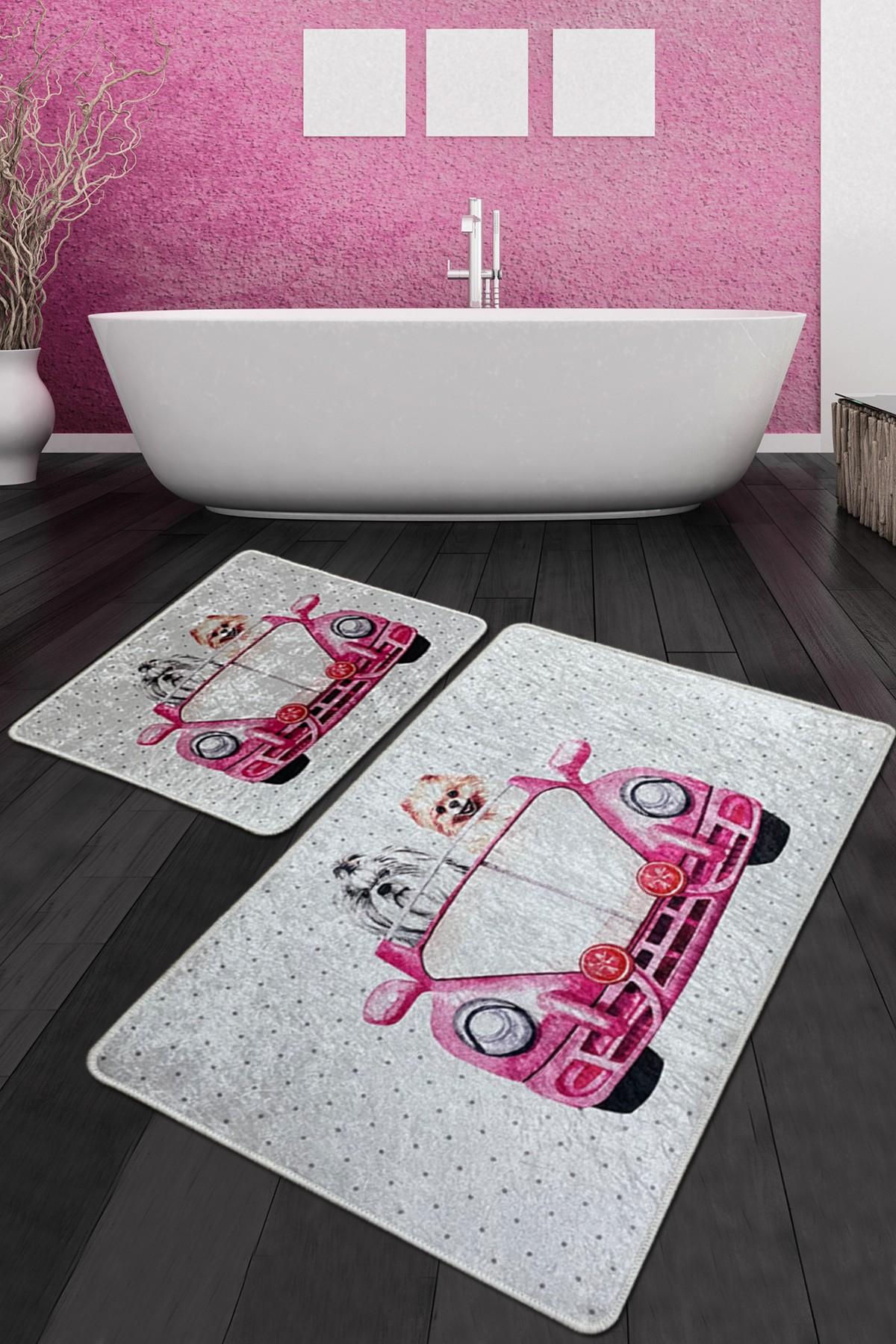 L'essentiel Maison Set od 2 kupaonska tepiha Šarene