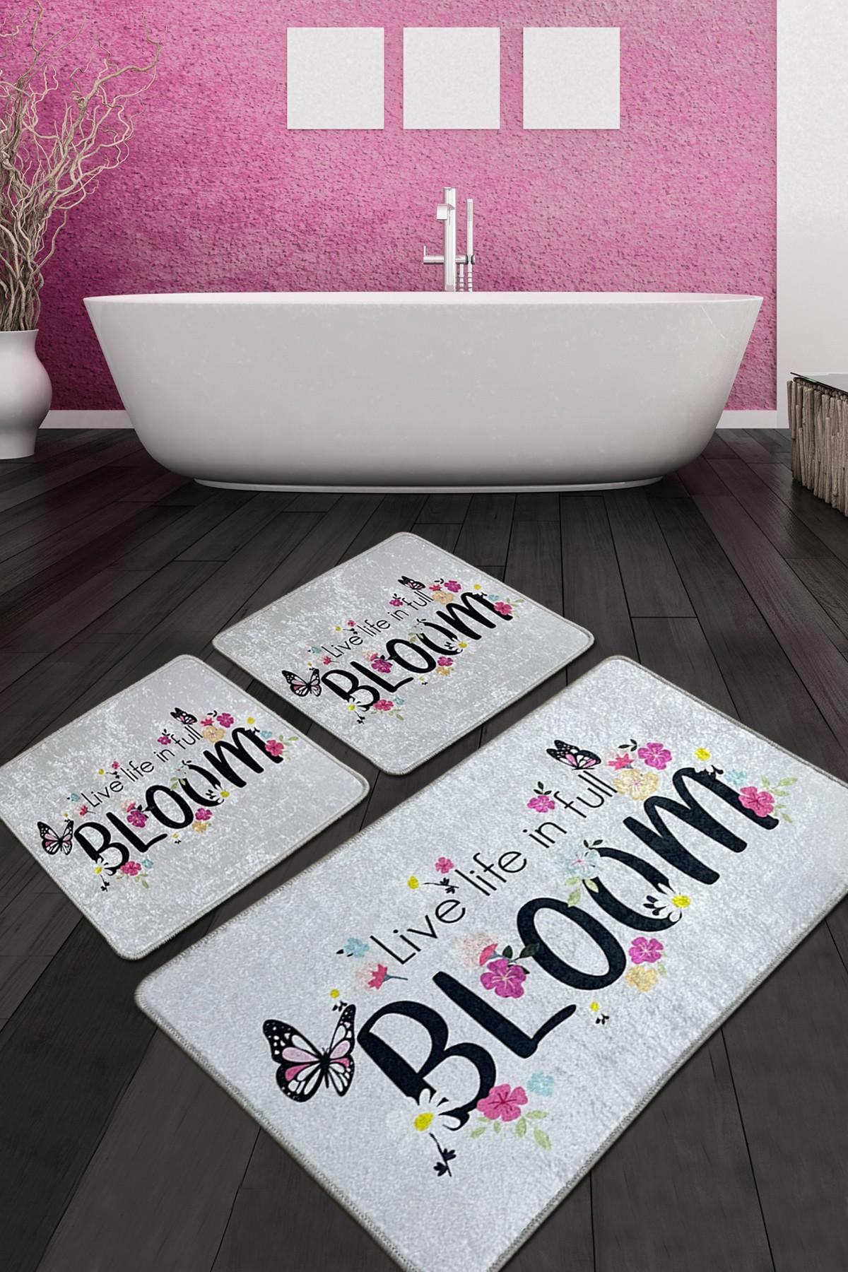 L'essentiel Maison Set od 3 kupaonska tepiha Colorful