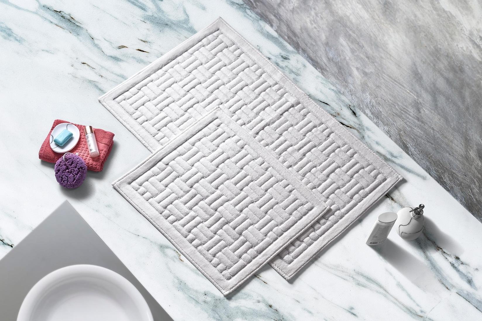 L'essentiel Maison Set od 2 tepiha za kupatilo, krem ​​boje