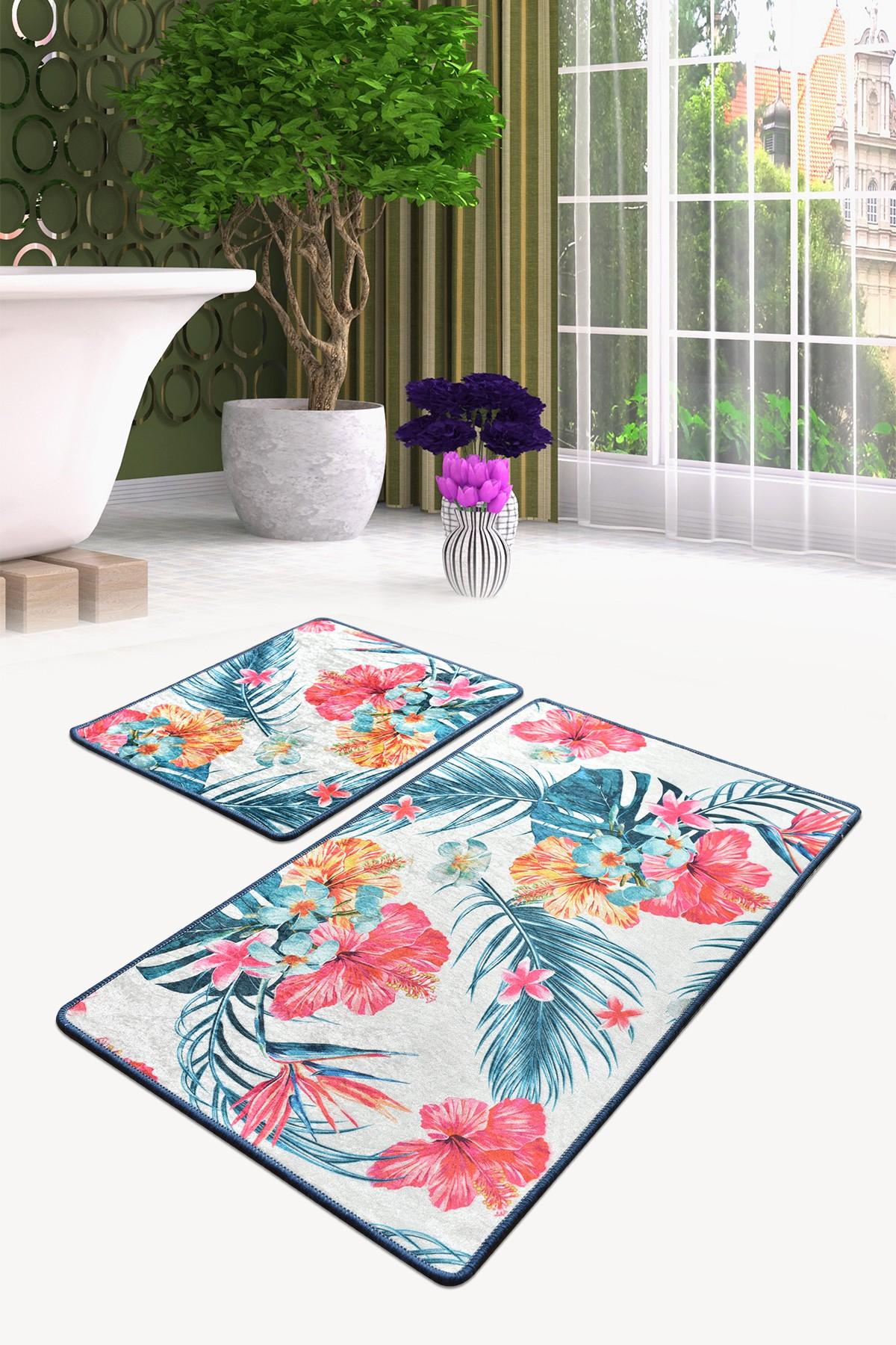 L'essentiel Maison Set od 2 kupaonska tepiha Šarene