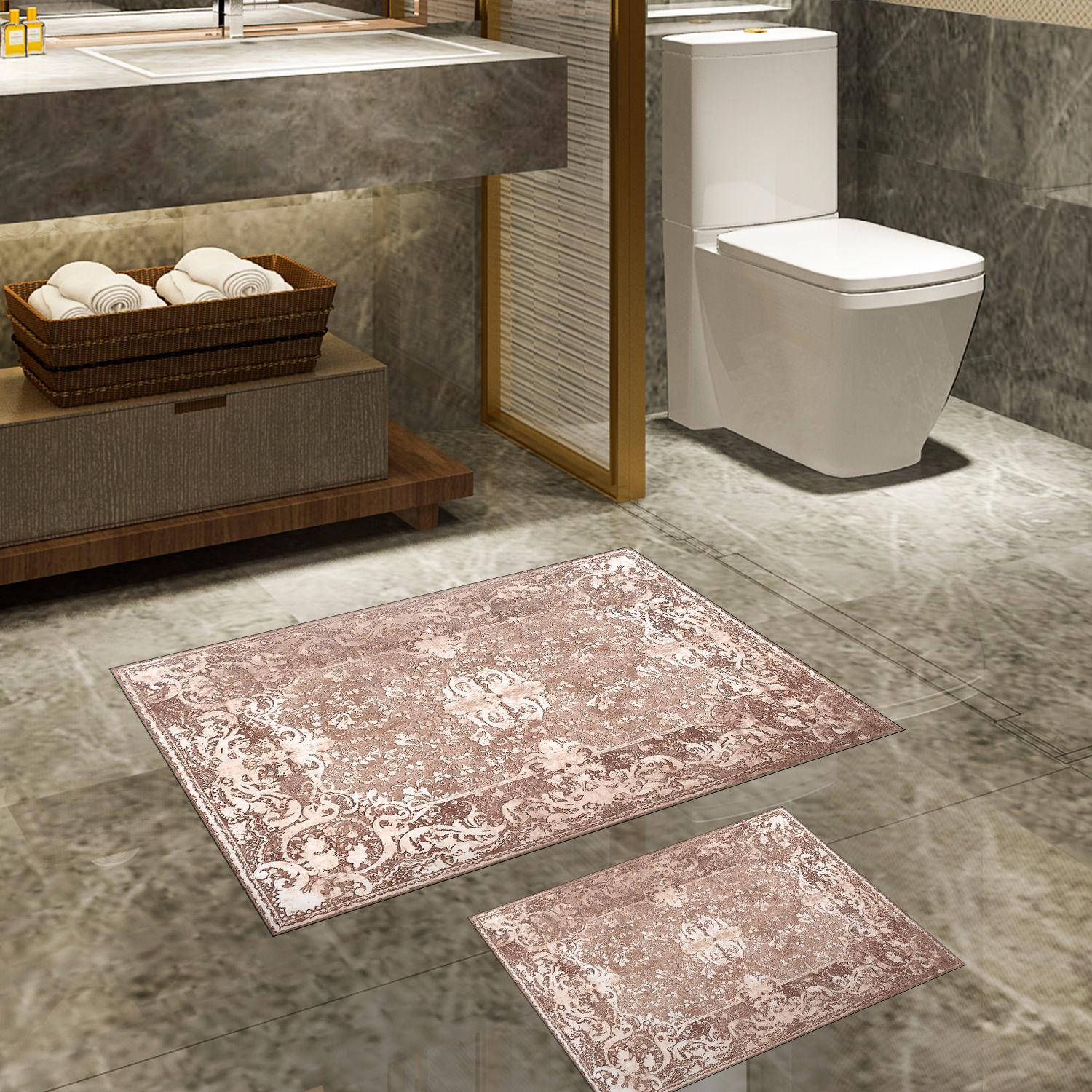 L'essentiel Maison Set od 2 kupaonska tepiha Bež