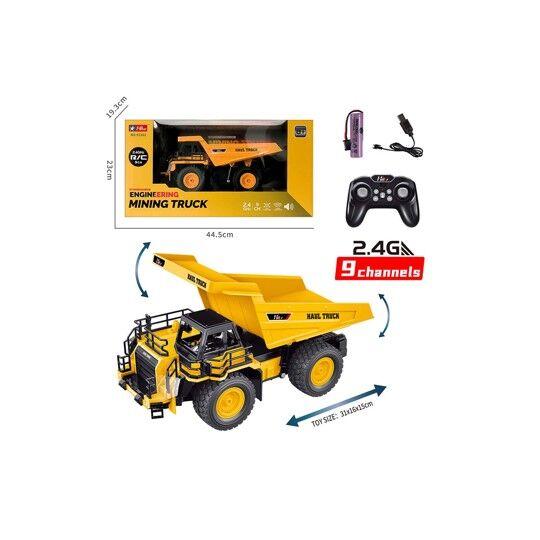 Igračka kamion na daljinsko upravljanje, žuta