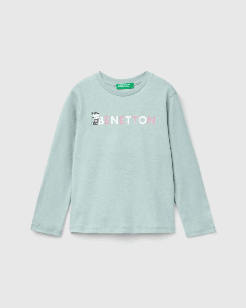 Benetton Majica dugi rukava  32M za djevojčice