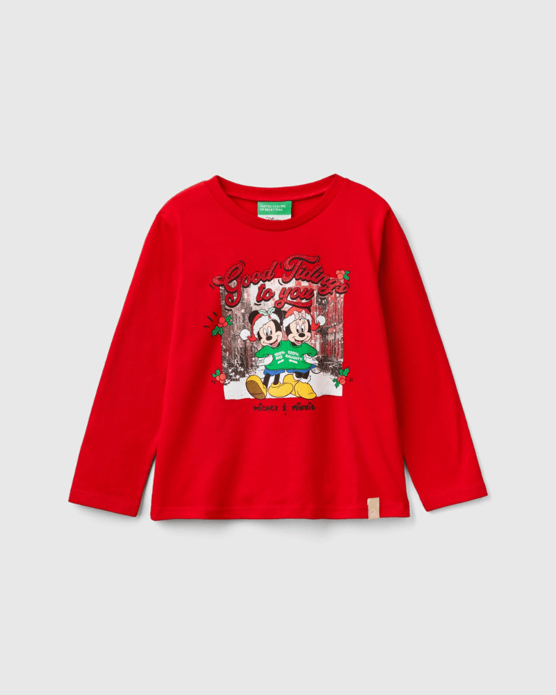 Benetton Majica dugi rukava 15 za djevojčice