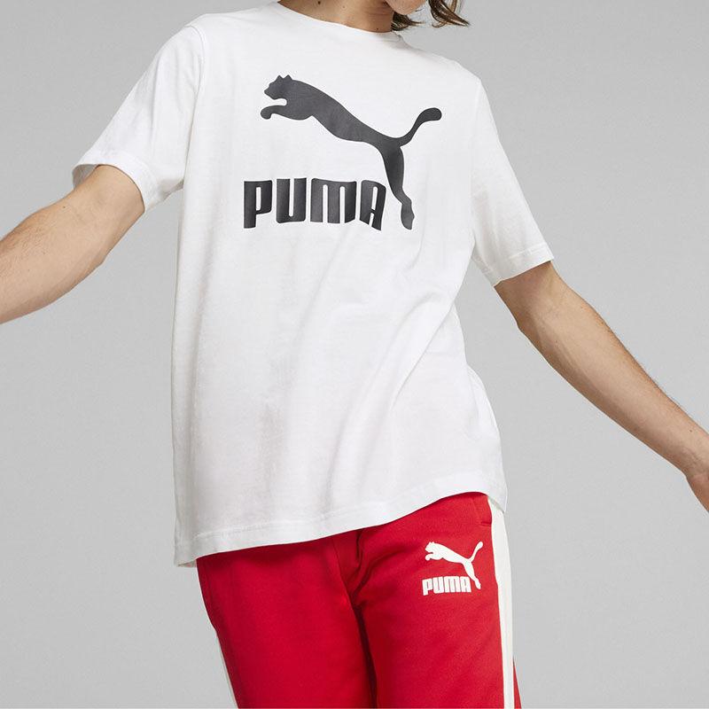 Puma dječja majica s klasičnim logotipom, bijela