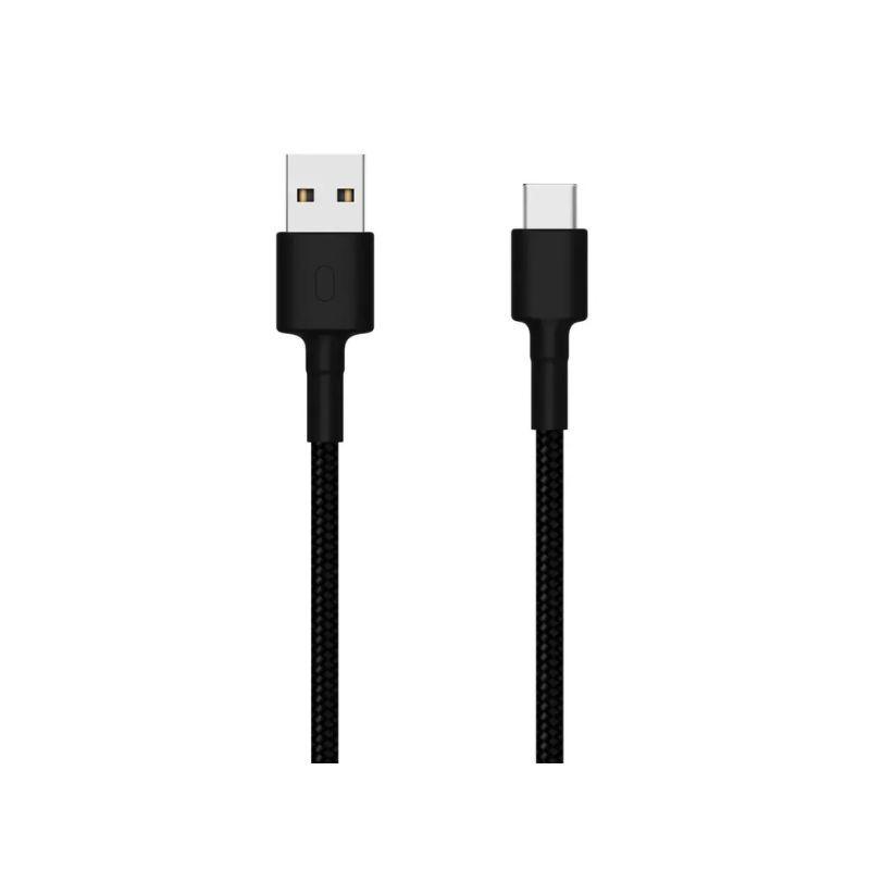 XIAOMI USB kabl, Type-C, 1m, Pleteni, Crni