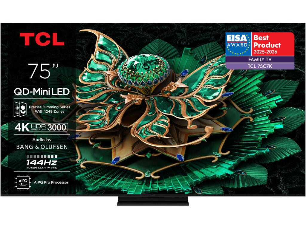 TCL Televizor C7K, 75" 4K QD Mini LED