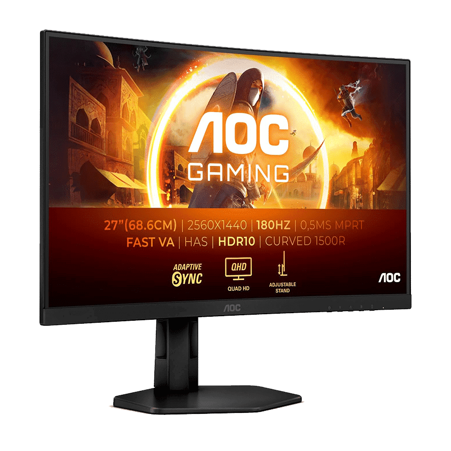 AOC Monitor CQ27G4X, 27" QHD 180Hz, Zakrivljeni
