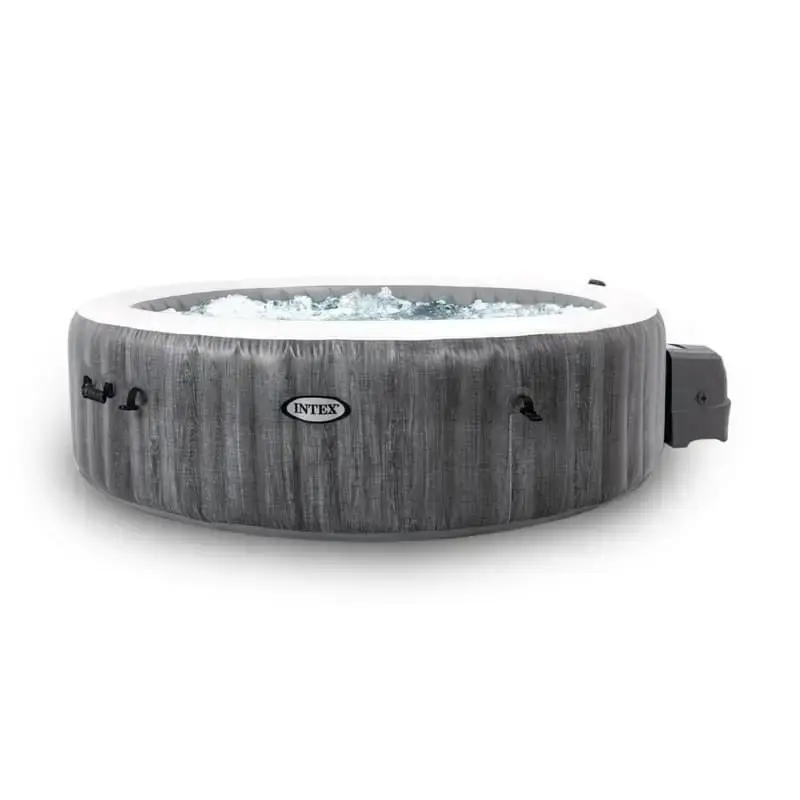 Intex Masažni bazen Pure SPA 77 GreyWood 28440, 795 l, 196x71 cm, Sivi