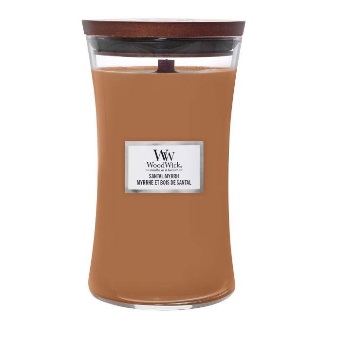 WoodWick Mirisna svijeća Classic Santal Myrrh, Large, Braon