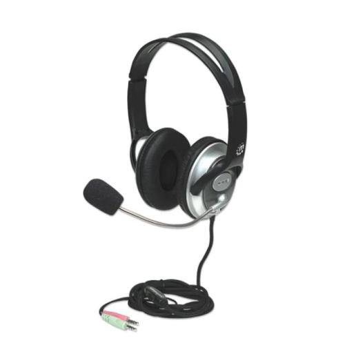 Manhattan slušalice s mikrofonom Classic 175555, crne