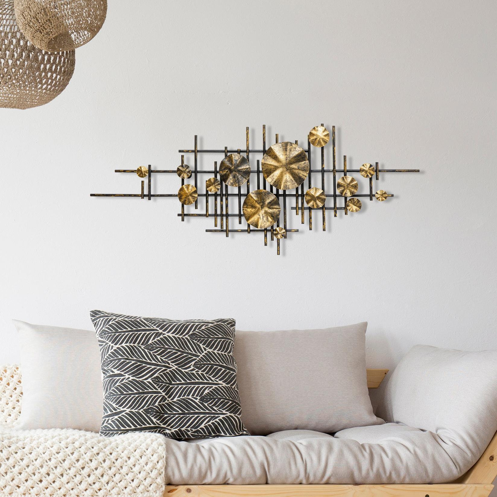 Zidna dekoracija Mihrimah, 113x7x44 cm, Šarena