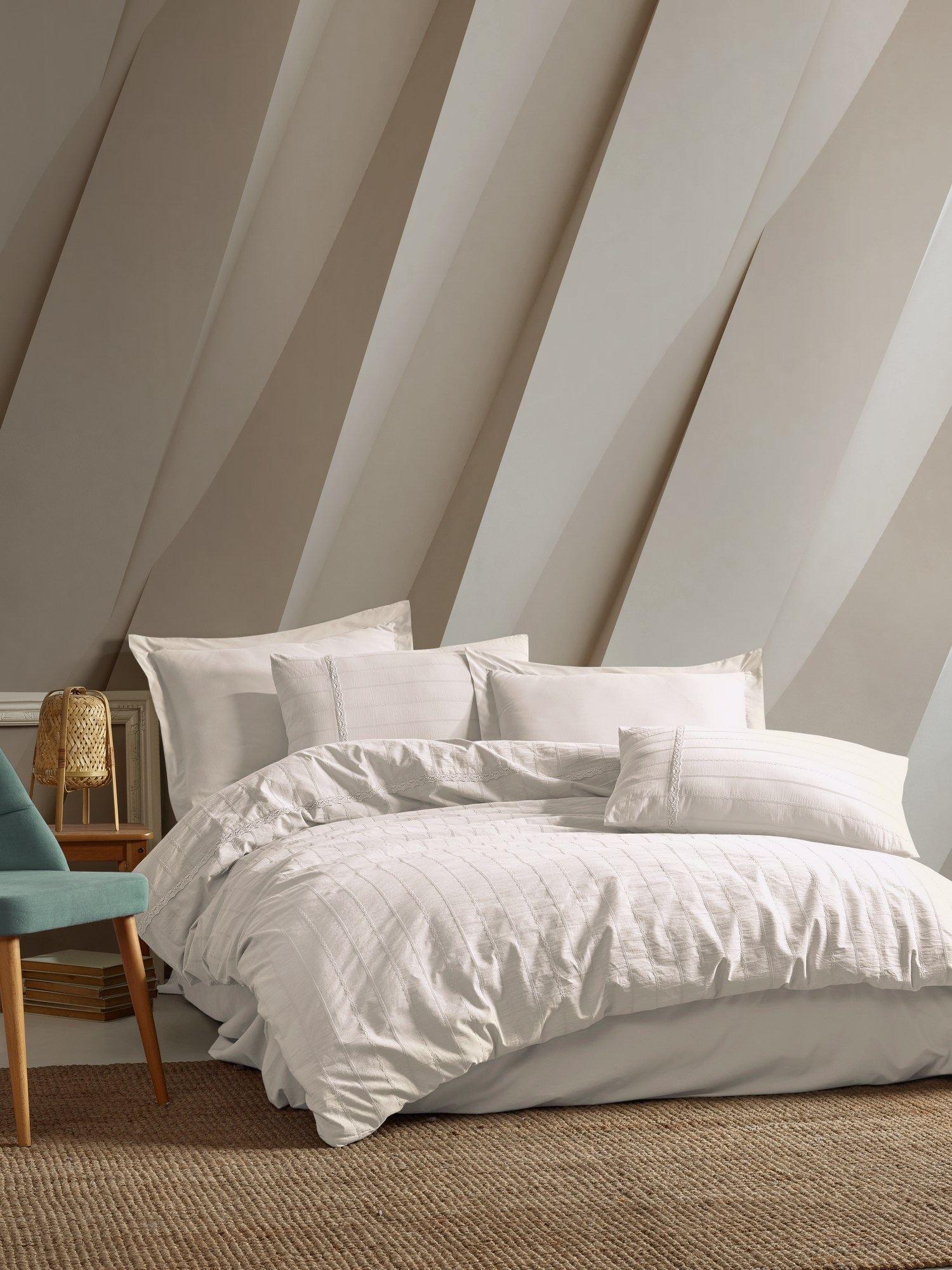 L'essentiel Maison Komplet posteljina Jasmin, 200x220 cm, 240x260 cm, Krem