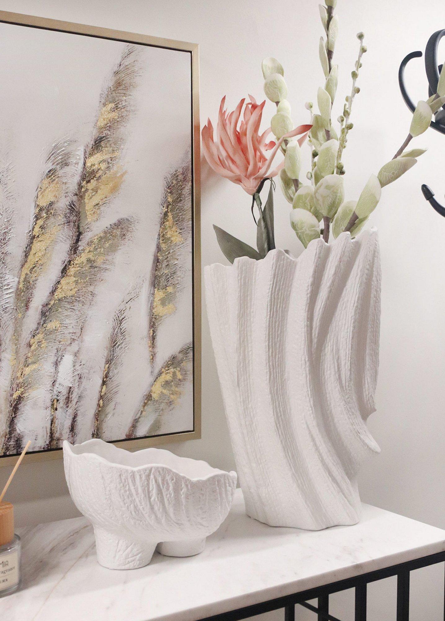 Aberto Design vaza LCA0003, 28x20x48 cm, bijela