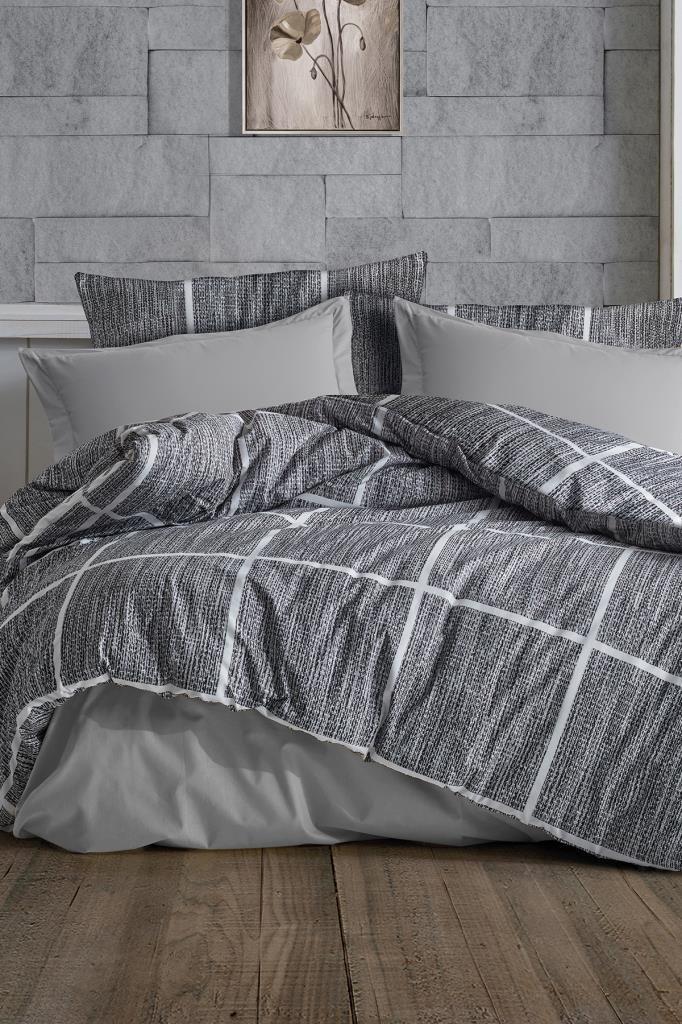 L'essentiel Maison Komplet posteljina Rian, 195x220 cm, 200x240 cm, Siva