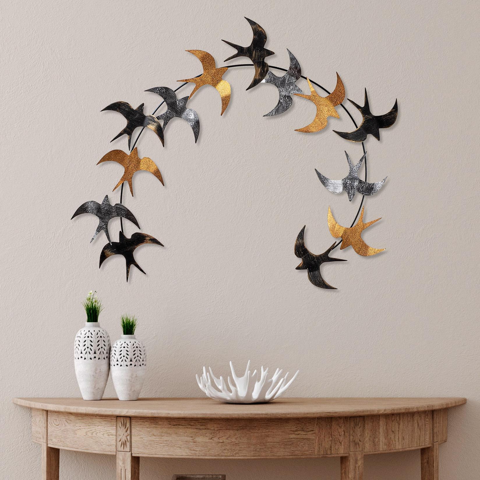 Wallity Zidna dekoracija Arc Flock 3, 90x82x7 cm, 1,5 mm, Šarena