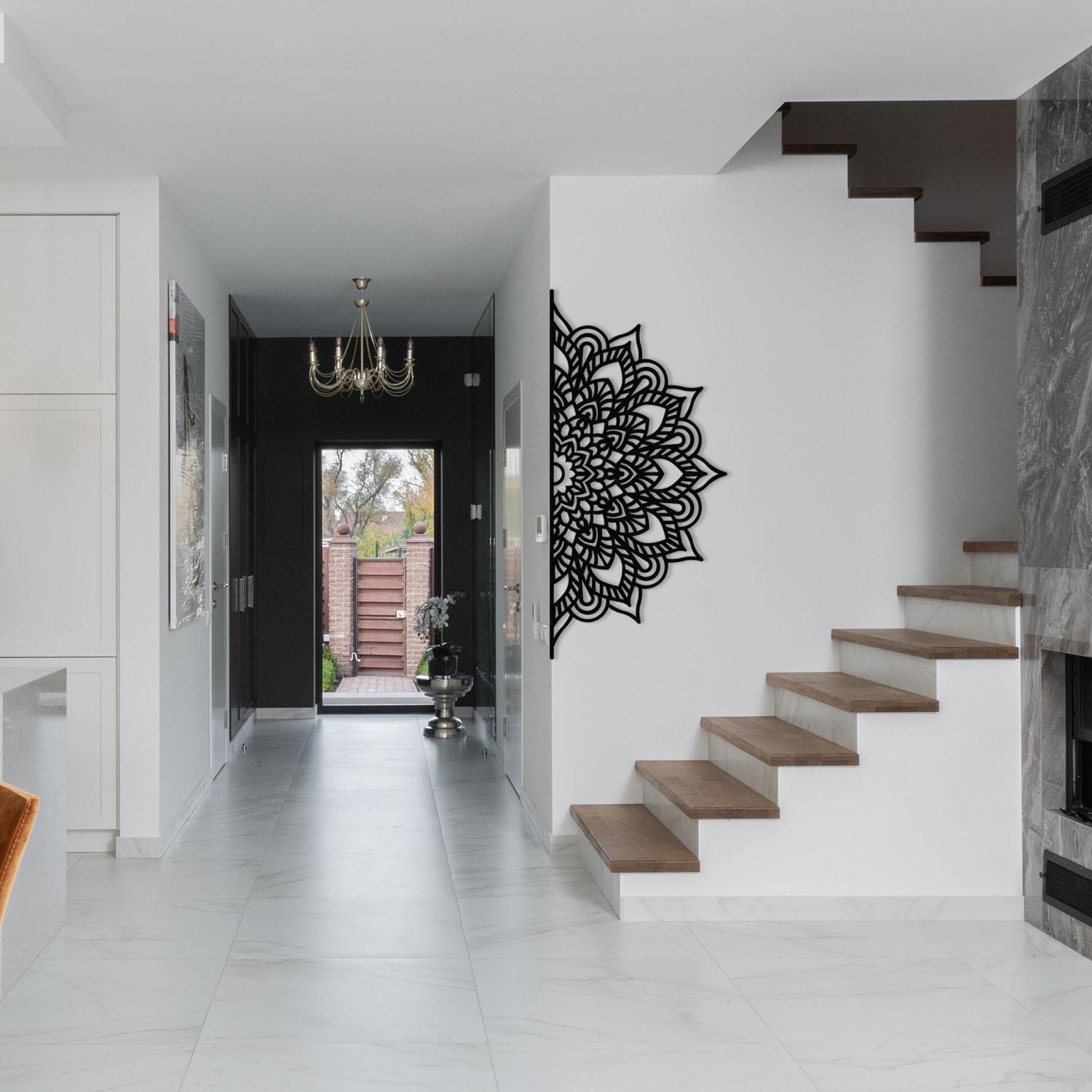 Wallity Zidna dekoracija Esperanza, 160x77 cm, 1,2 mm, Crna