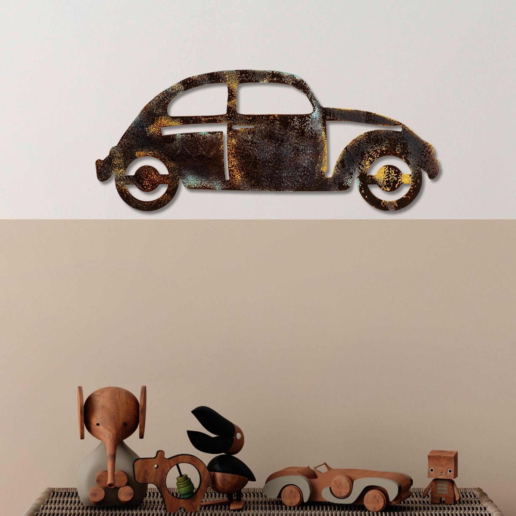 Wallity Zidna dekoracija Auto 18, 50x20x1,5 cm, Šarena