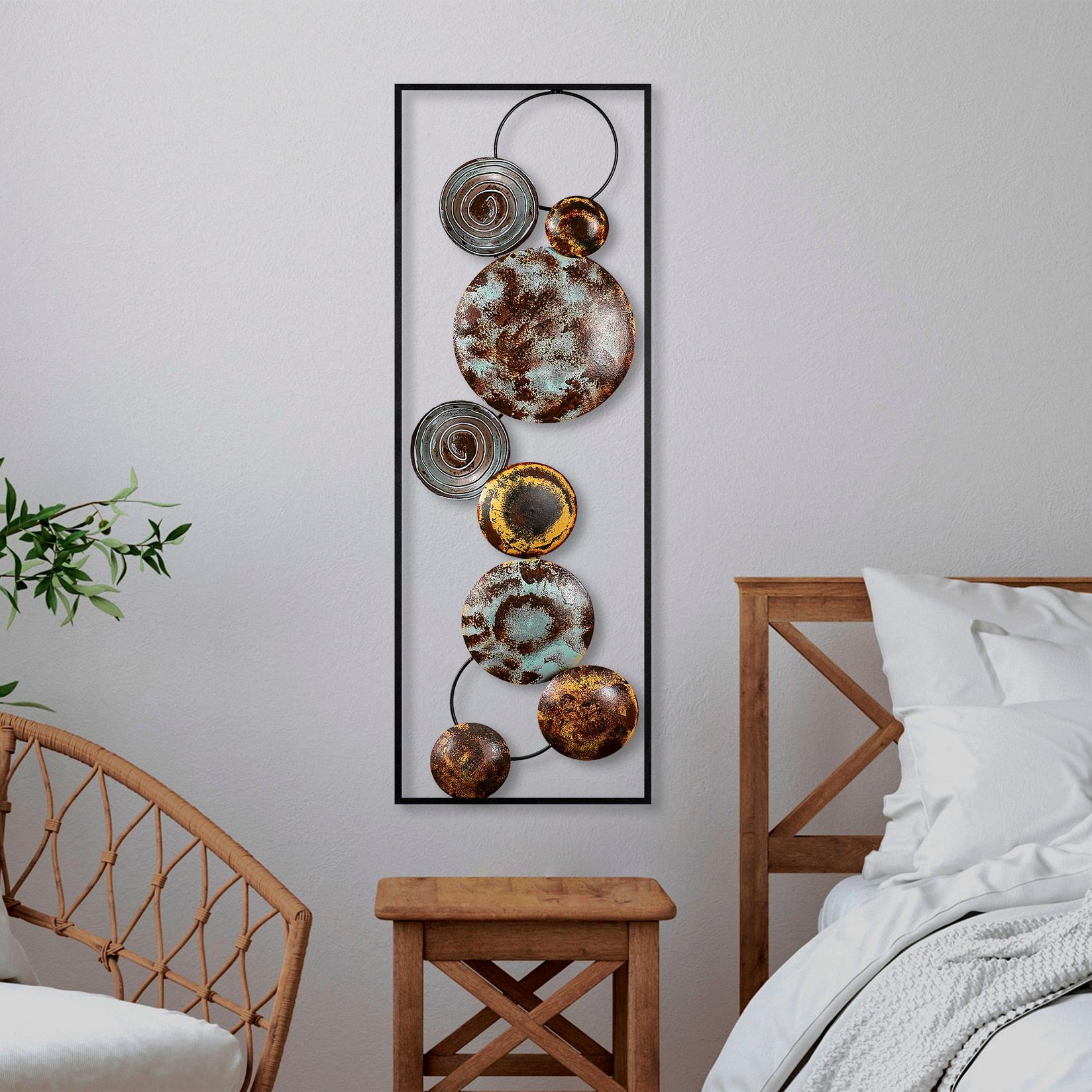 Wallity Zidna dekoracija Teksturirana-4, 32x90x4 cm, Šarena