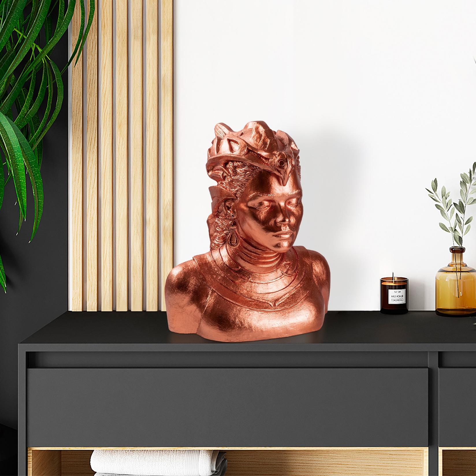 Aberto Design Dekorativna figura Yak-041, 35x42x32 cm