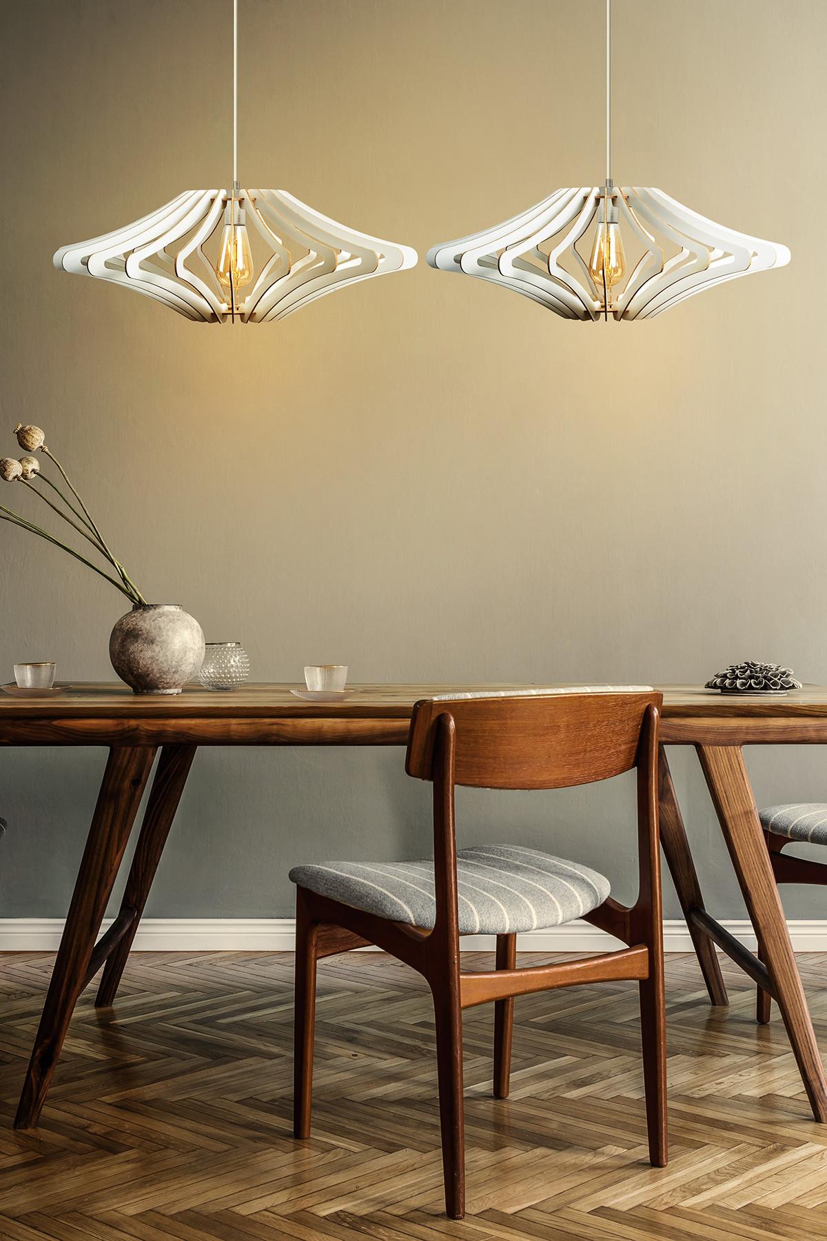 Opviq Luster 172, 19 cm E27, 40W, Bijeli