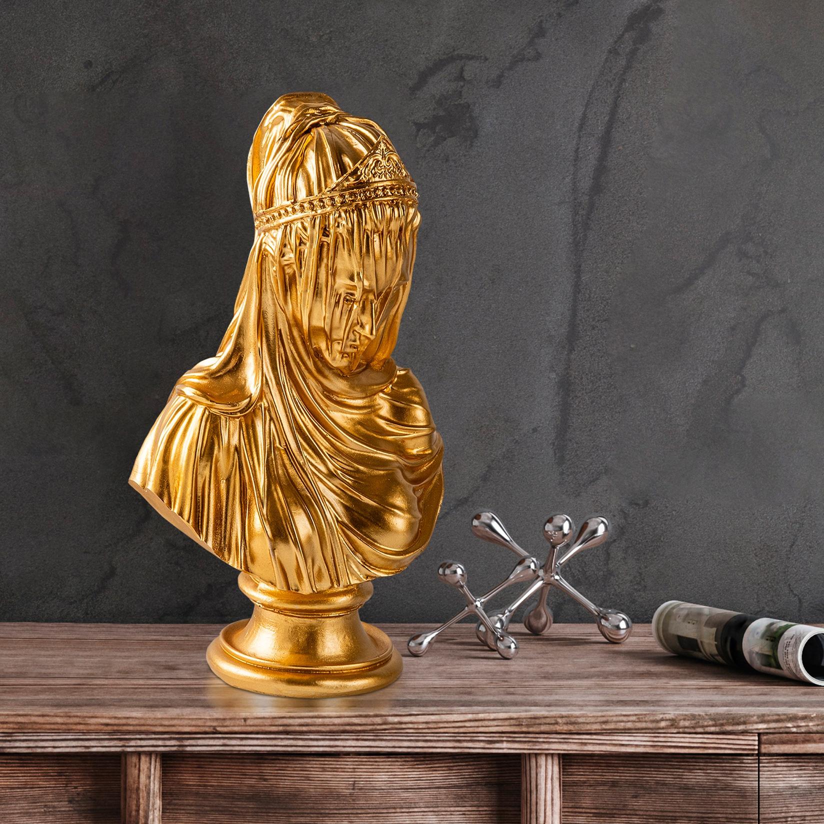 Aberto Design Dekorativna figura Yak-038-C, 20x35x15 cm