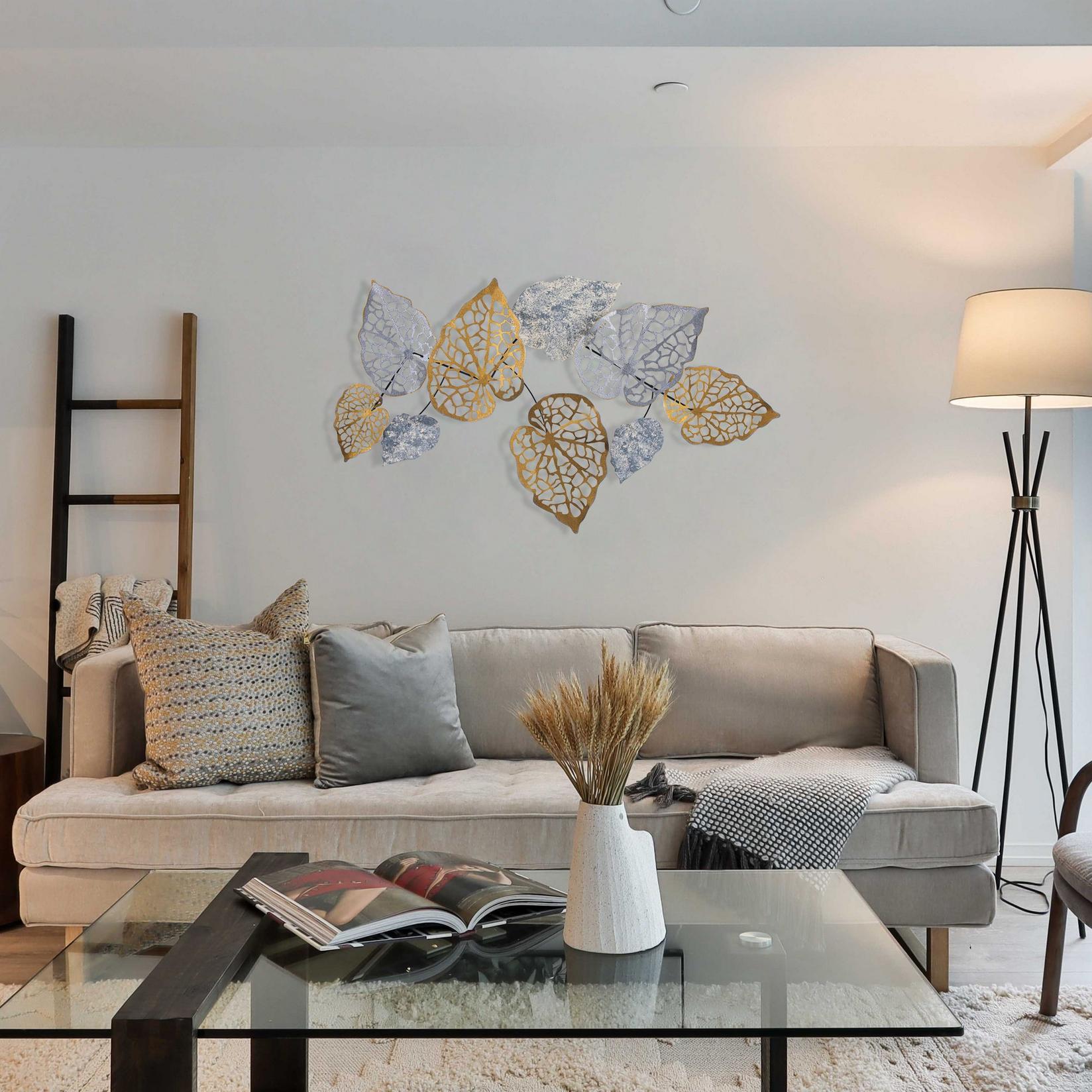 Zidna dekoracija Muhayyel, 120x12,5x72 cm, Šarena