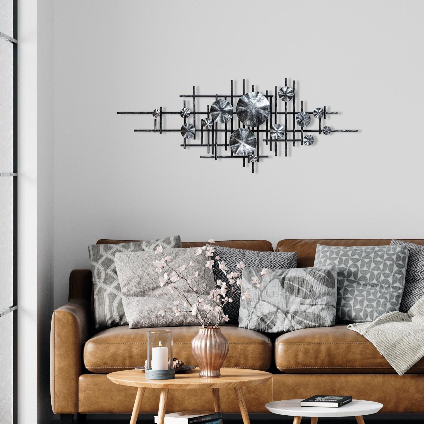 Zidna dekoracija Mihrimah 2, 113x7x44 cm, Šarena