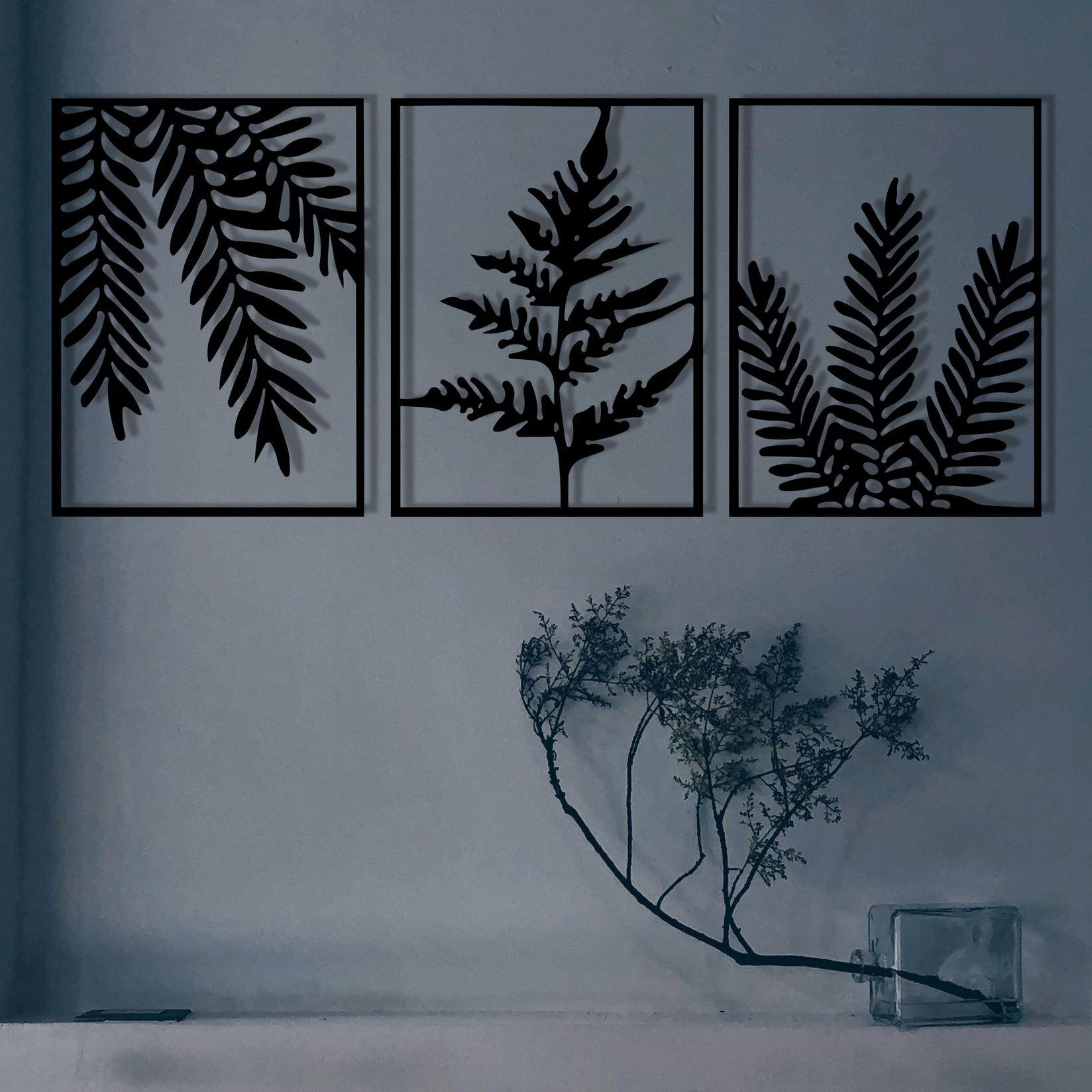 Wallity Zidna dekoracija Yakomoz, 118x50 cm, 1,2 mm, Crna