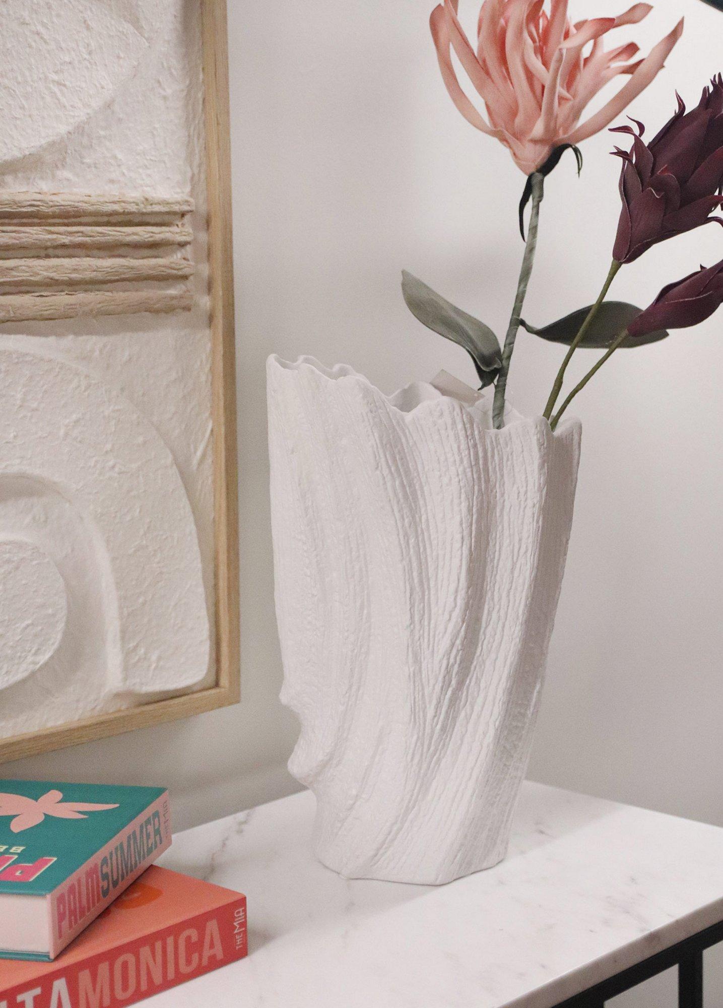 Aberto Design vaza LCA0001, 23x16x38 cm, bijela