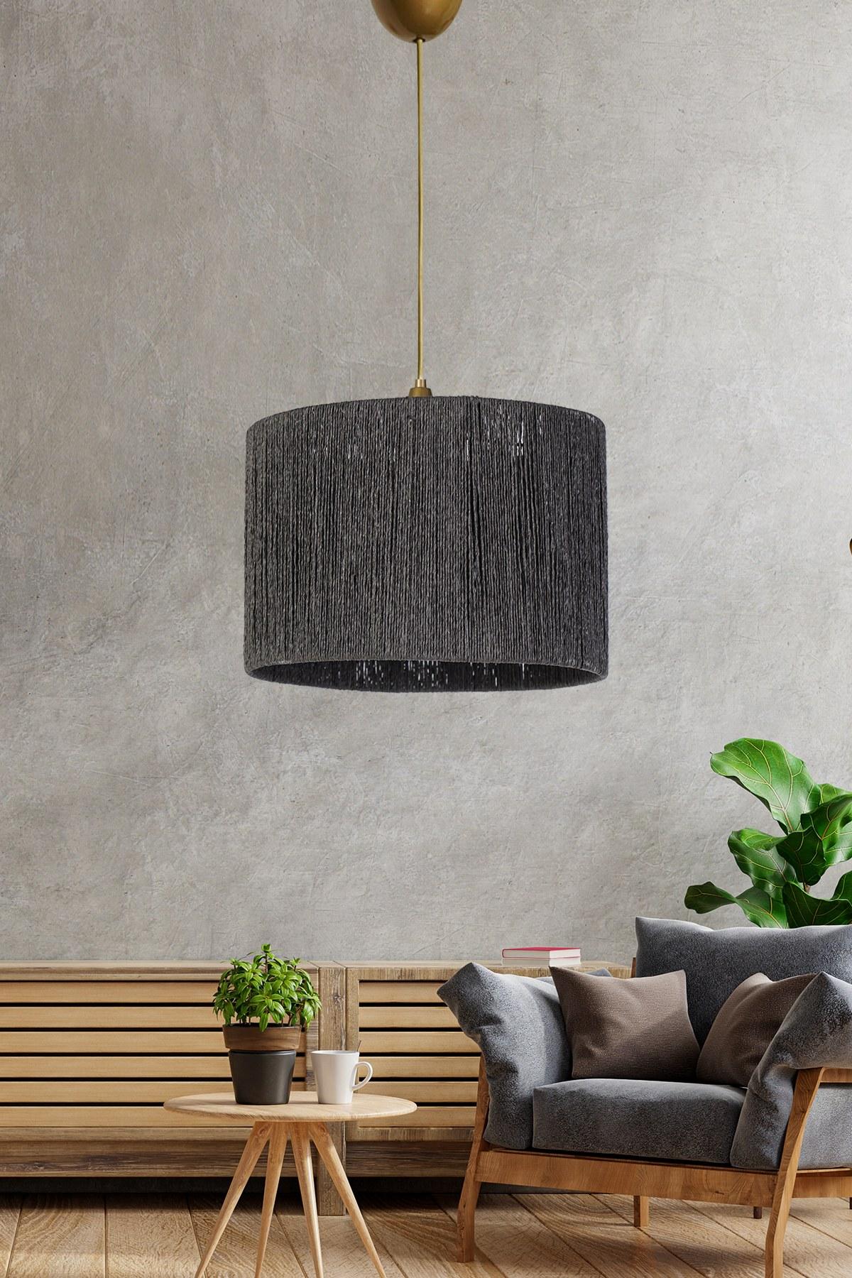 Opviq Luster YL243, 20 cm, 30 cm, E27, 60 cm kabel, tamnosiva