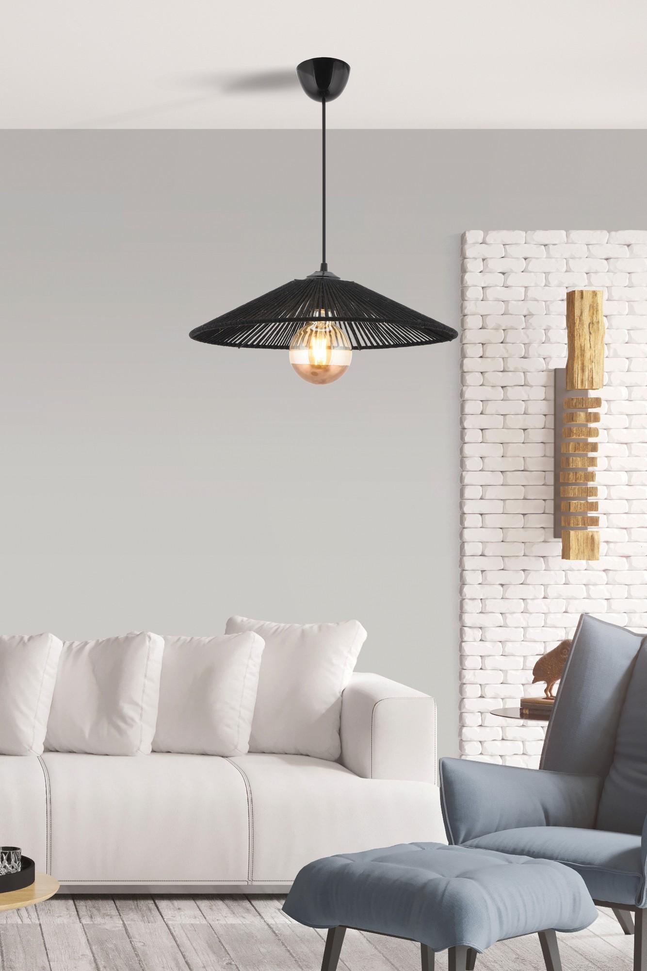 Opviq Luster Merten, 55cm, Crni