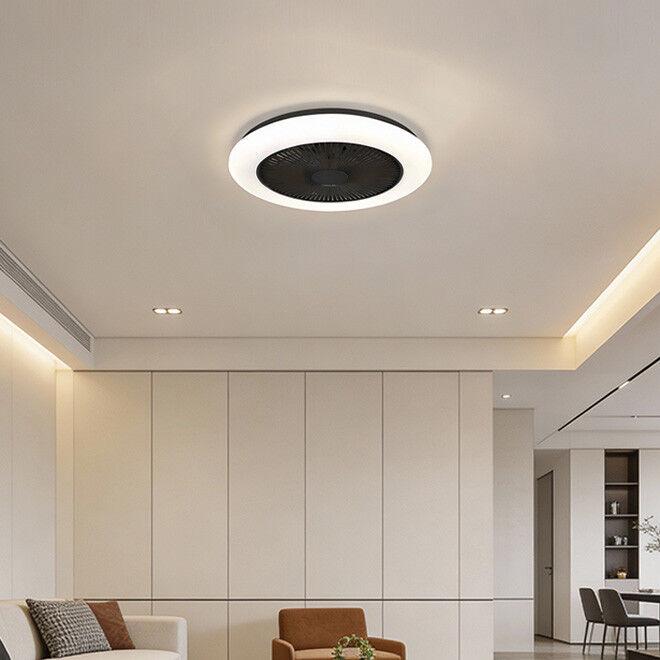 E-light Plafonjera Led sa ventilatorom Denver EL-006, 24W, Crna
